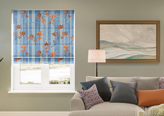 Birch Tree Velvet, Autumn - Twist&Fit Roman Blind - Image 3